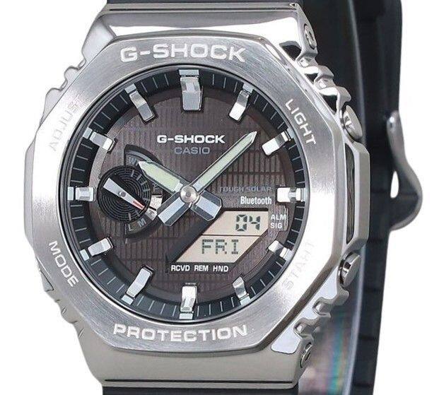 G-SHOCK  
CASIO  
LIGHT  
Tough Solar  
Bluetooth  
ALM  
SIG  
FRI  
04  
MODE  
RCVD  
REM  
HND  
PROTECTION