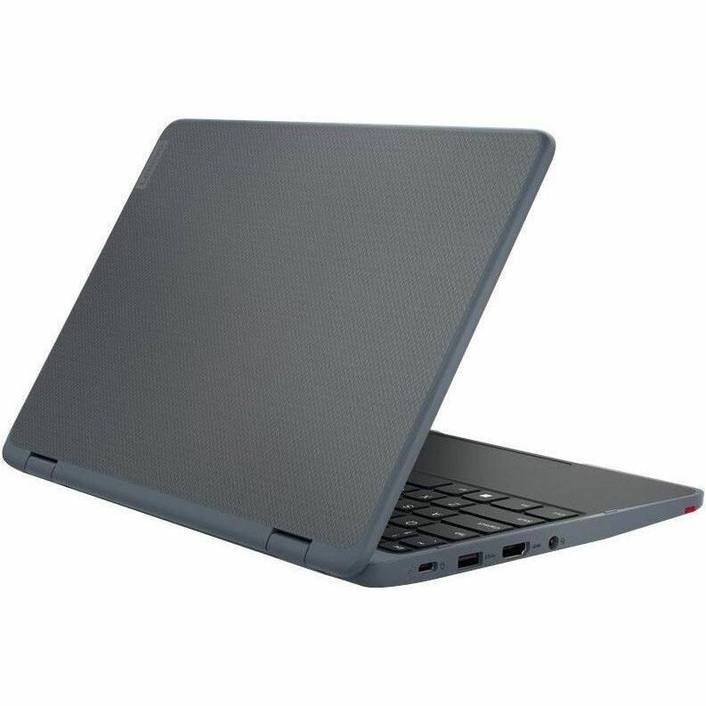 Alt View 1. Lenovo - Lenovo 300w Yoga Gen 4 82VM0018US 11.6" Touchscreen Convertible 2 in 1 Notebook - HD - Intel N-Series N200 - 8 GB - 128 - Slate Gray.