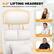 4.0" LIFTING HEADREST
High-density sponge protects your cervical vertebrae
Stature: 160cm
Stature: 175cm
Stature: 190cm