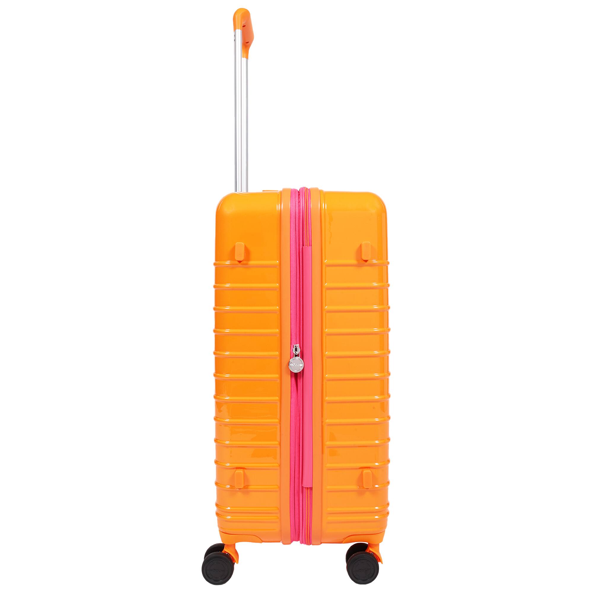 Left. Ful - 26.5" Expandable Hardside Spinner Luggage - ORANGE.