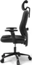 Back. ACGAM - Ergonomic Mesh Office Chair, High Back Gaming Chair w/ Lumbar Support, 1D Adjustable Armrest, Height & Tilt, Metal Base - Black.