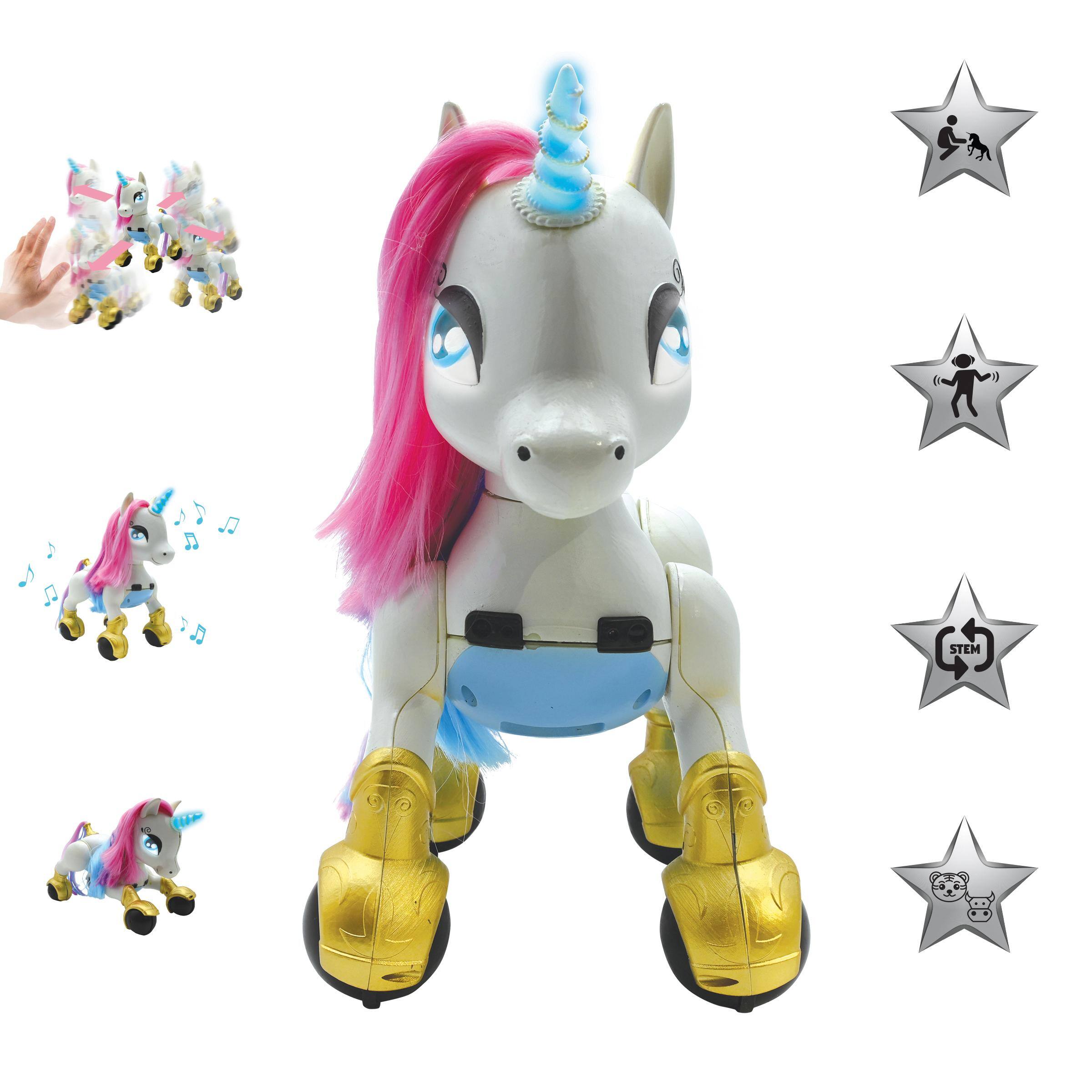 Alt View 2. Lexibook - Power Unicorn Smart Robotic Unicorn with Programming & Dance.