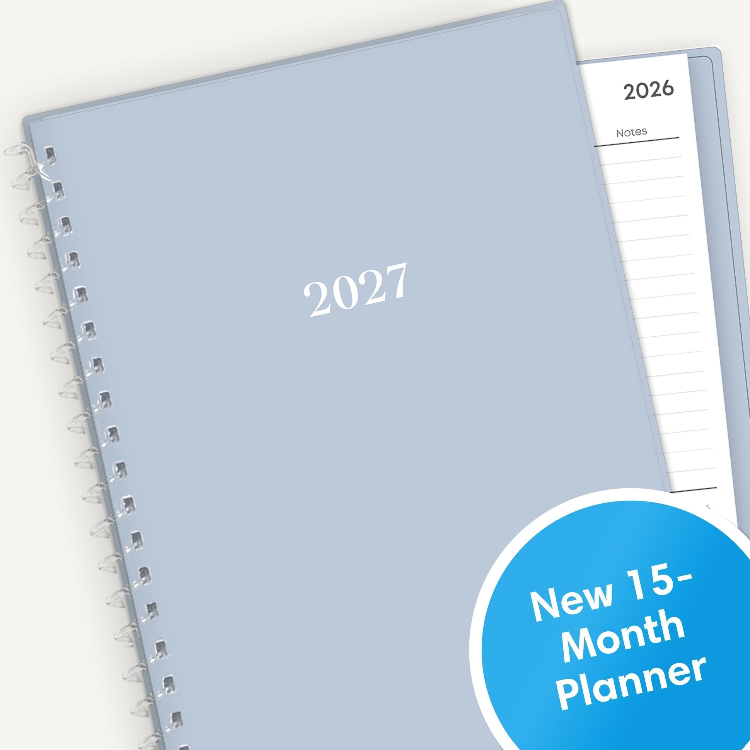 2026
Notes
2027
New 15-Month Planner