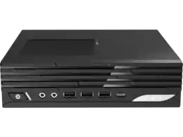 MSI - Mini PC PRO DP21 14M-1004US Intel Core i3-14100 8GB DDR5 500GB NVMe SSD Intel UHD Graphics 730 Windows 11 Home - Black