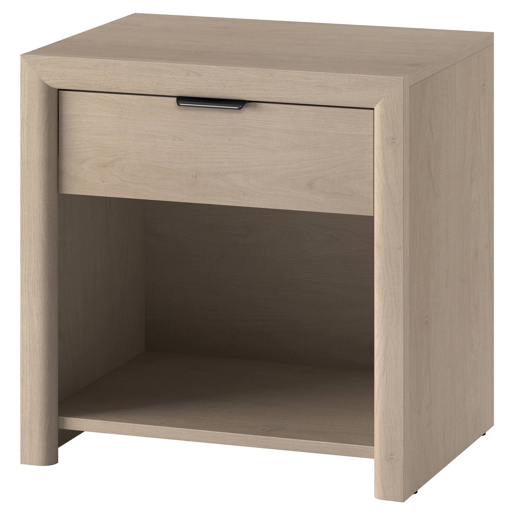 Left. Hudson&Canal - Clara 24" Rectangular Nightstand - White.