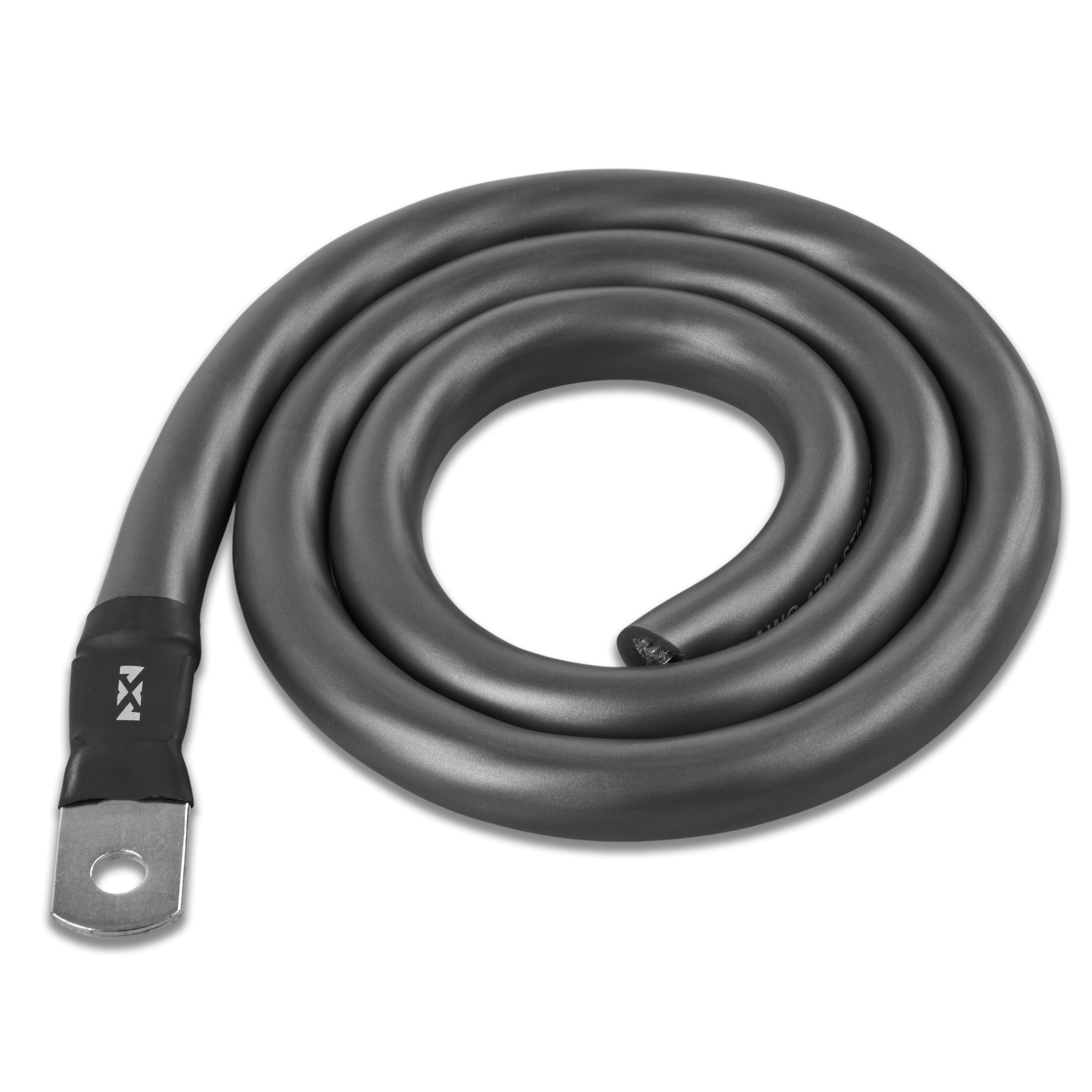 Alt View 1. NVX - XAPK1D True 1/0 Gauge AWG 100% OFC Dual Amplifier Wiring Kit Without RCA Cable.