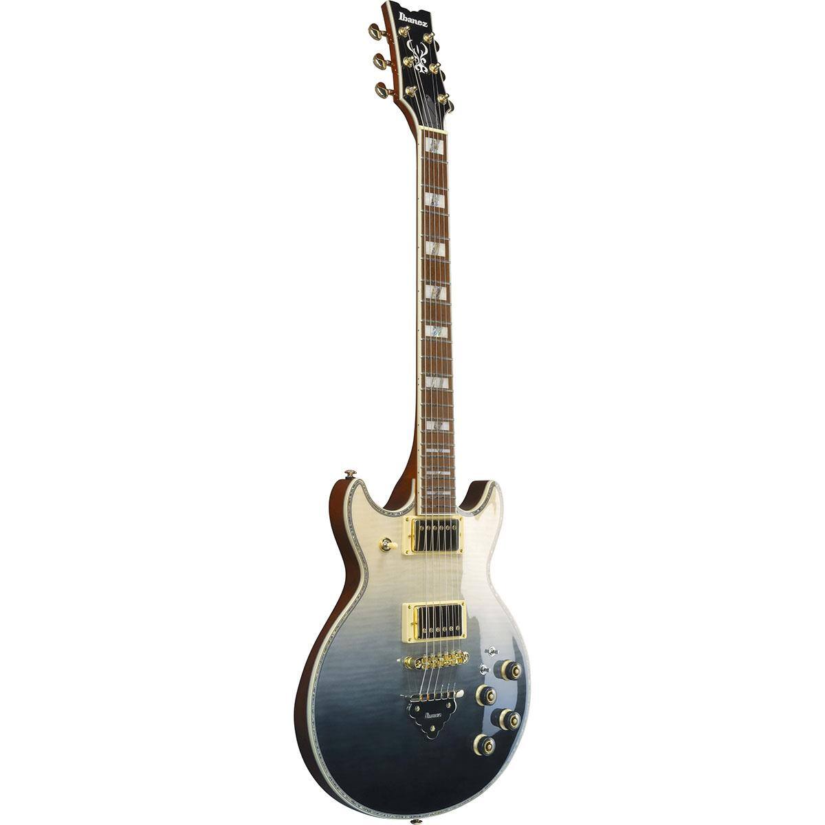Alt View 2. Ibanez - Ibanez AR Standard Series AR420 Electric Guitar, Black Mirage Gradation.