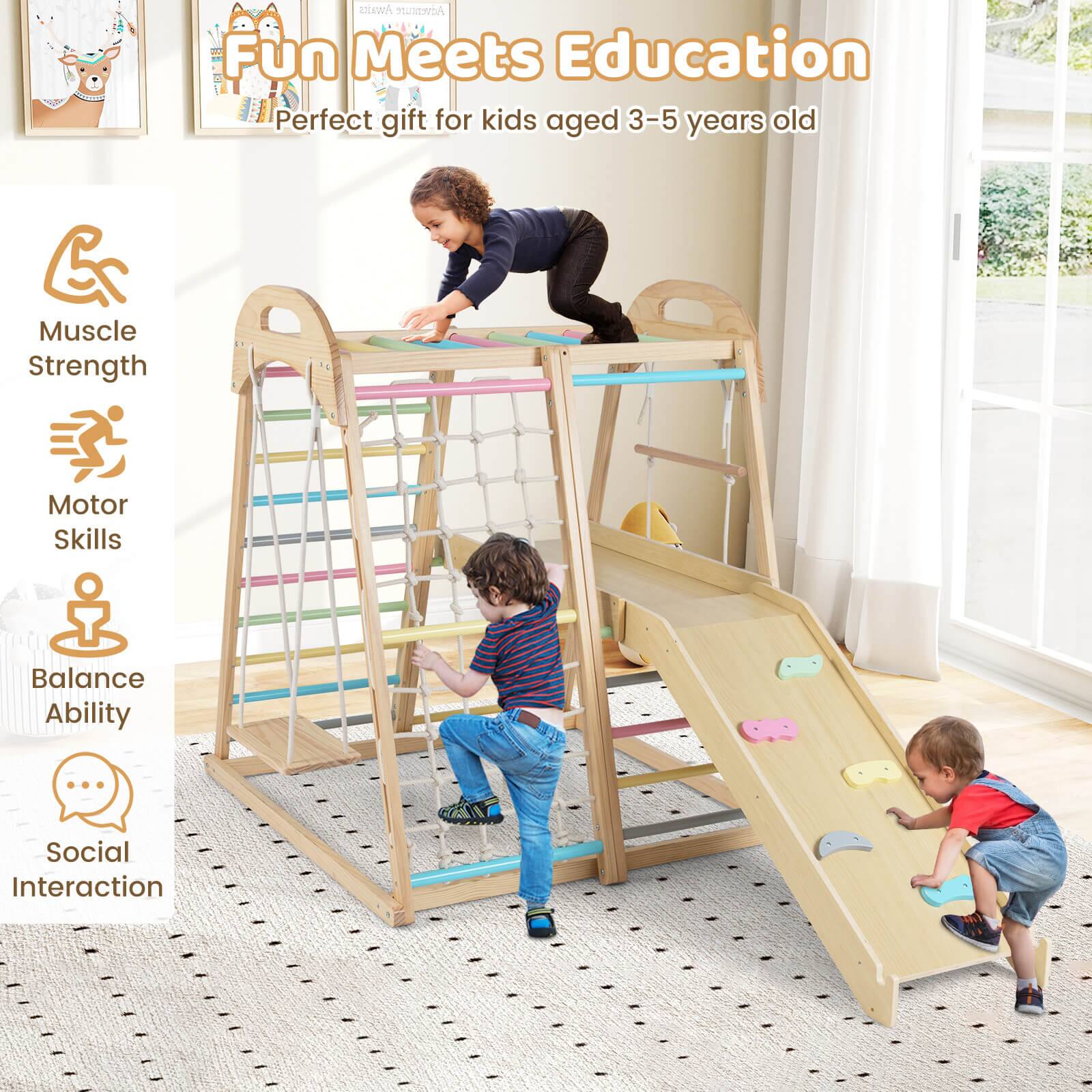 Fun Meets Education  
Perfect gift for kids aged 3-5 years old  

- Muscle Strength  
- Motor Skills  
- Balance Ability  
- Social Interaction