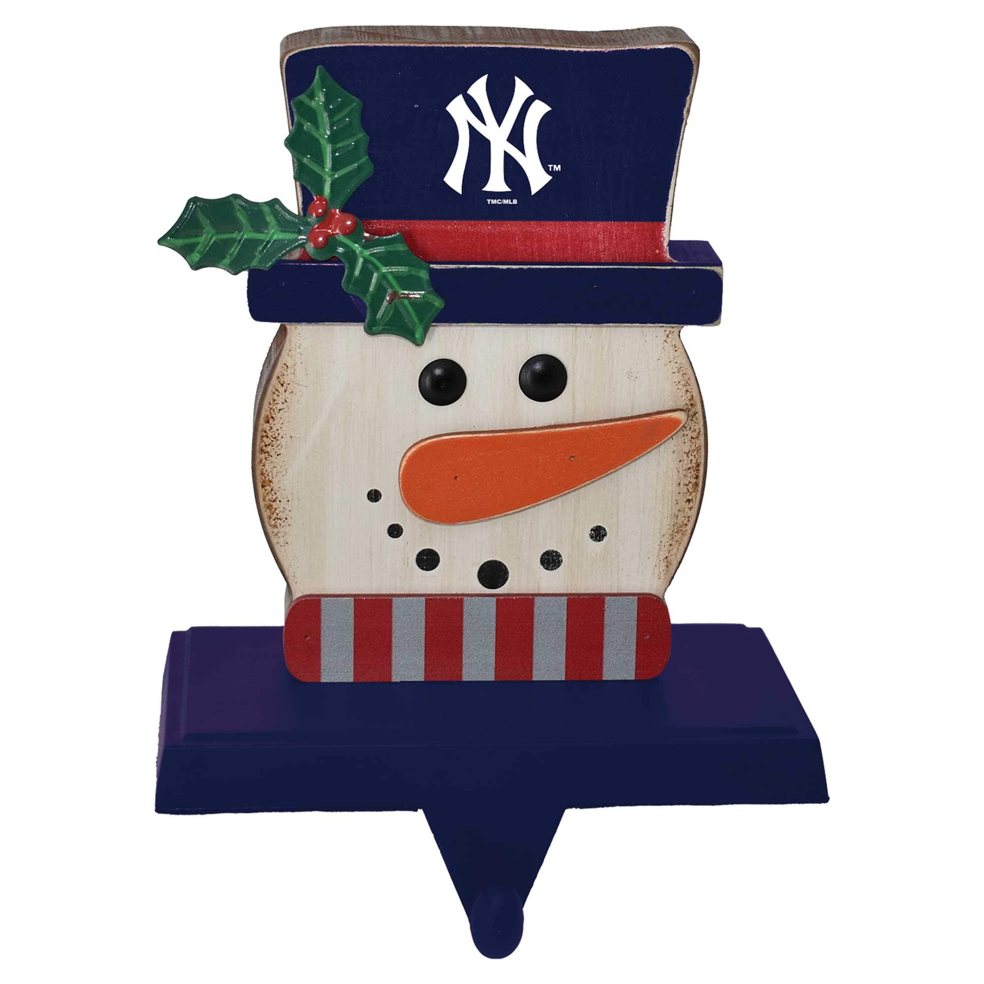 The Memory Company - New York Yankees Snowman Stocking Holders - Multicolor