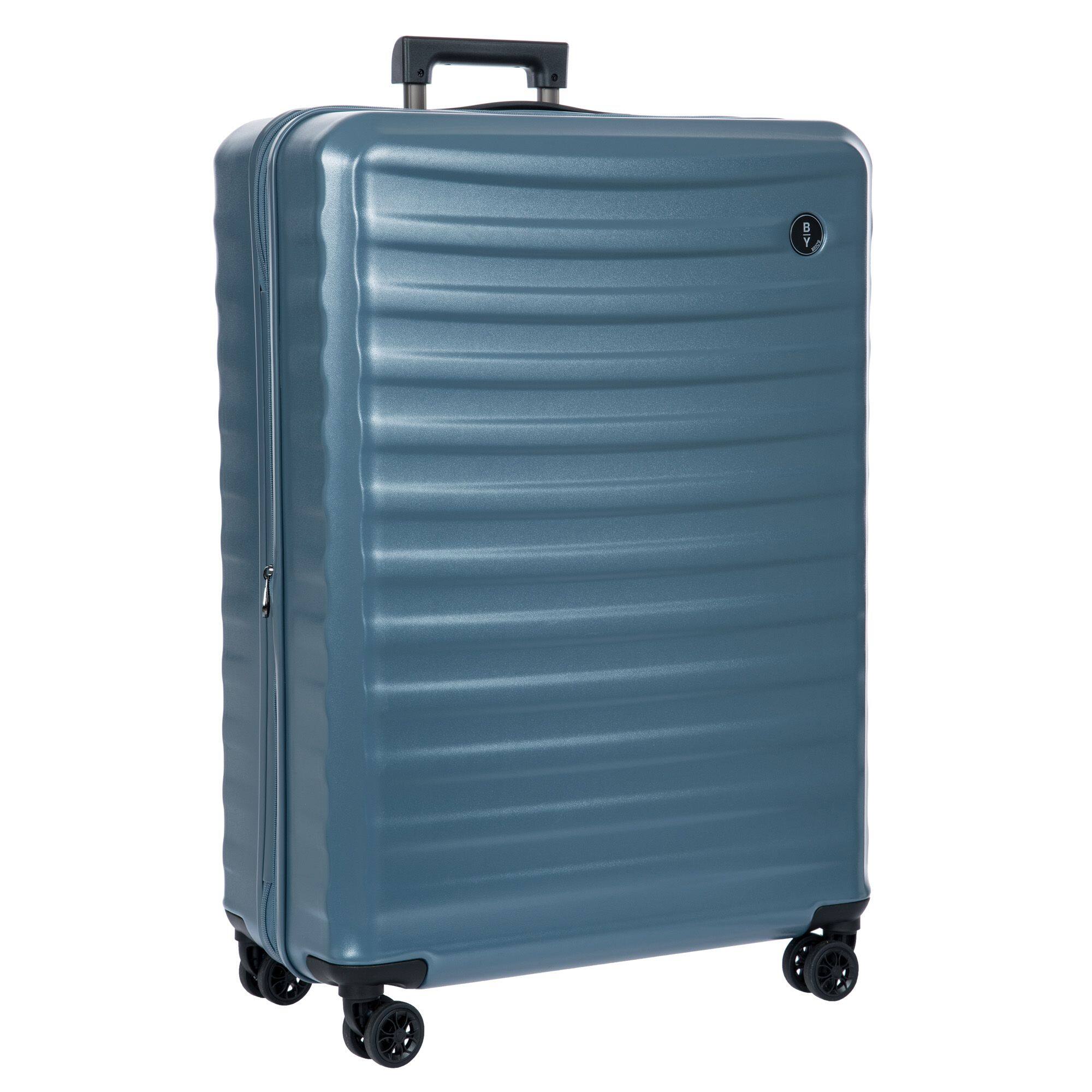 Back. Bric's - Nausicaa Hardside Expandable (21"/27"/30") 3 Piece Spinner Luggage Set - Grey Blue.