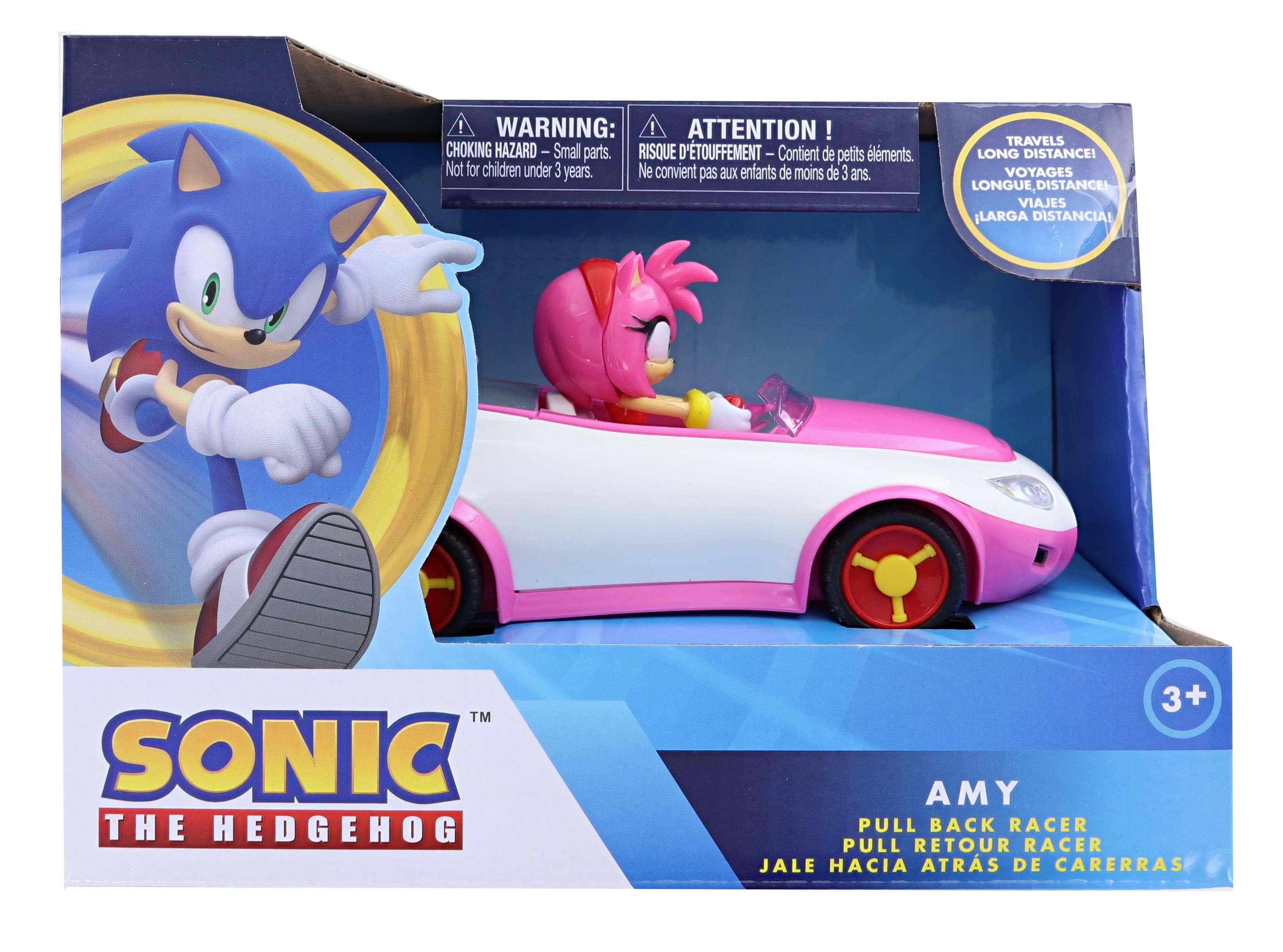 NKOK - Sonic the Hedgehog Pull Back Racer | Amy Rose - Pink