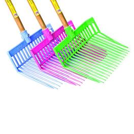 Miller Manufacturing PDF1A Set of 3 Plastic Little Giant DuraFork Bedding Forks - Assorted