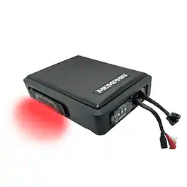 Memphis Car Audio - Memphis Audio NANO10SPX Weatherproof 10” Powered Under Seat Bass System - Black/Gray