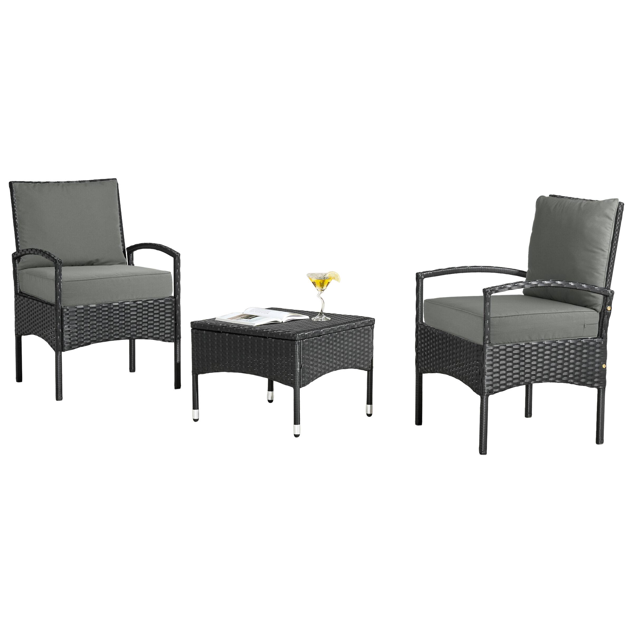 Alt View 6. Lavish Home - 24x24 Outdoor Cushions - Gray.