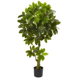 BreeBe - 5' Schefflera Tree UV Resistant (Indoor/Outdoor) - Green