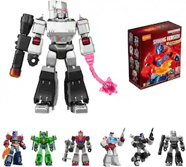 PopMarket - Blokees - Transformers - Shining Version - 01: Shining Roll Out 6ct PDQ Display - COLLECTIBLES - Multicolor