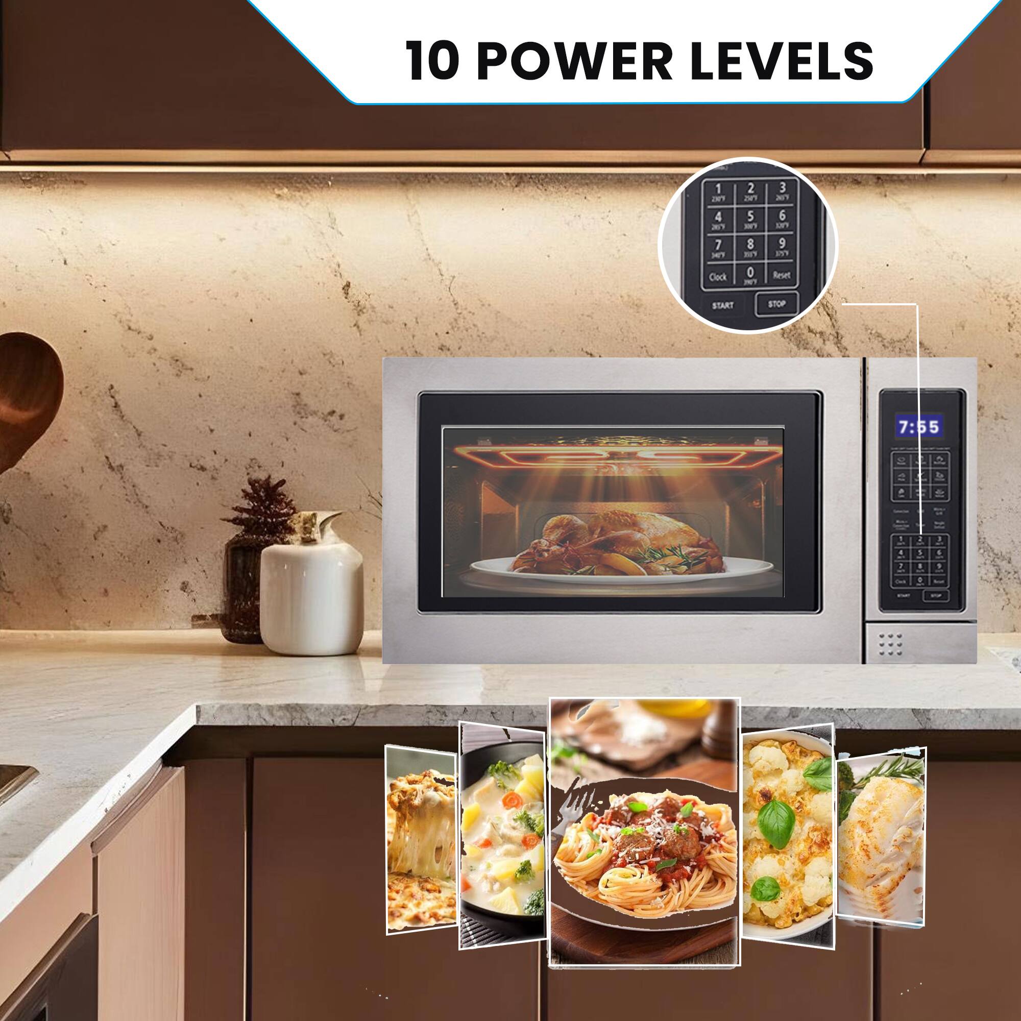 10 POWER LEVELS

1 2 3 4 5 6 7 8 9 0
Clock Reset
START STOP

7:55

NWS Clack
Reutt

START STOP

7 7:55 5 5 O . - = da 2 e  - 1 1 A E - F 1 .   - - -
