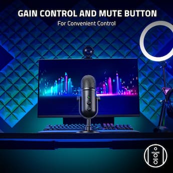 Razer Seiren V2 Pro Professional grade USB Microphone Black RZ19 Razer Seiren V2 Pro Professional grade USB Microphone Black RZ19
