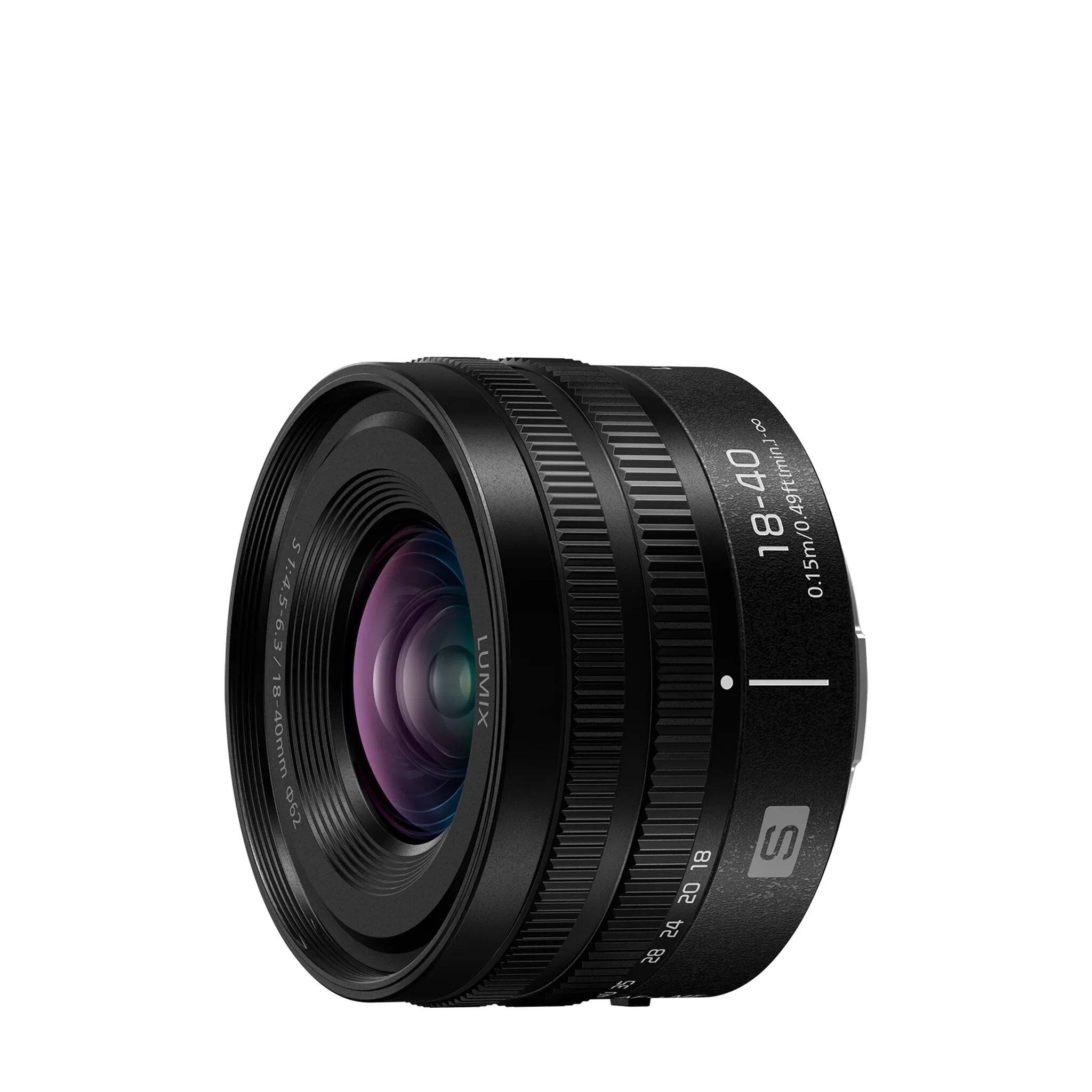 S 1:4.5-6.3 mino4-18 62  
LUMIX  
18-40 0.15m/0.49ft  
0.15m/0.49ft  
S  
24 85 50