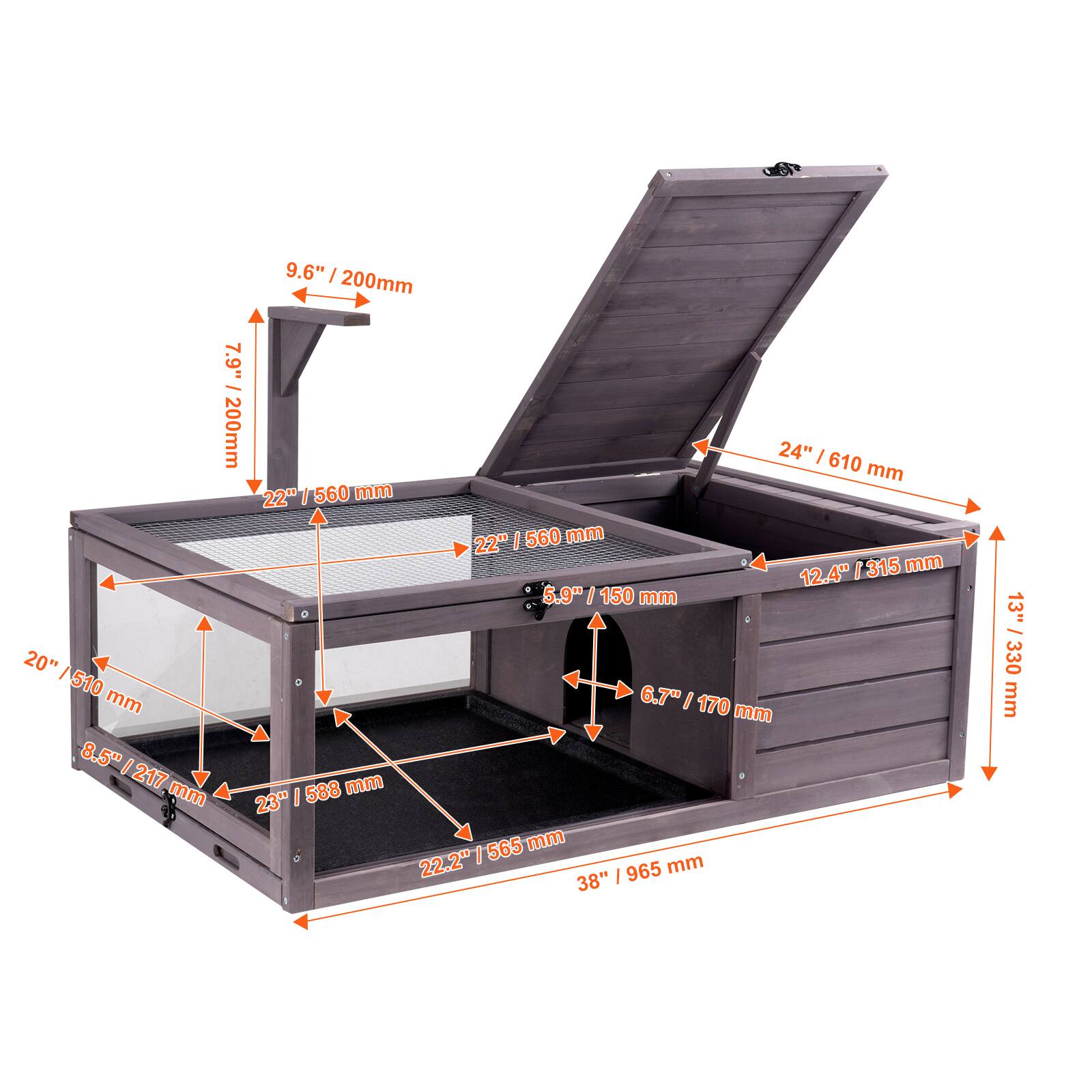 - 9.6" / 200mm
- 7.9" / 200mm
- 24" / 610 mm
- 22" / 560 mm
- 22" / 560 mm
- 315 mm
- 12.4" / 315 mm
- 5.9" / 150 mm
- 20" / 510 mm
- 6.7" / 170 mm
- 8.5" / 217 mm
- 23" / 588 mm
- 22.2" / 565 mm
- 38" / 965 mm
- 13" / 330 mm