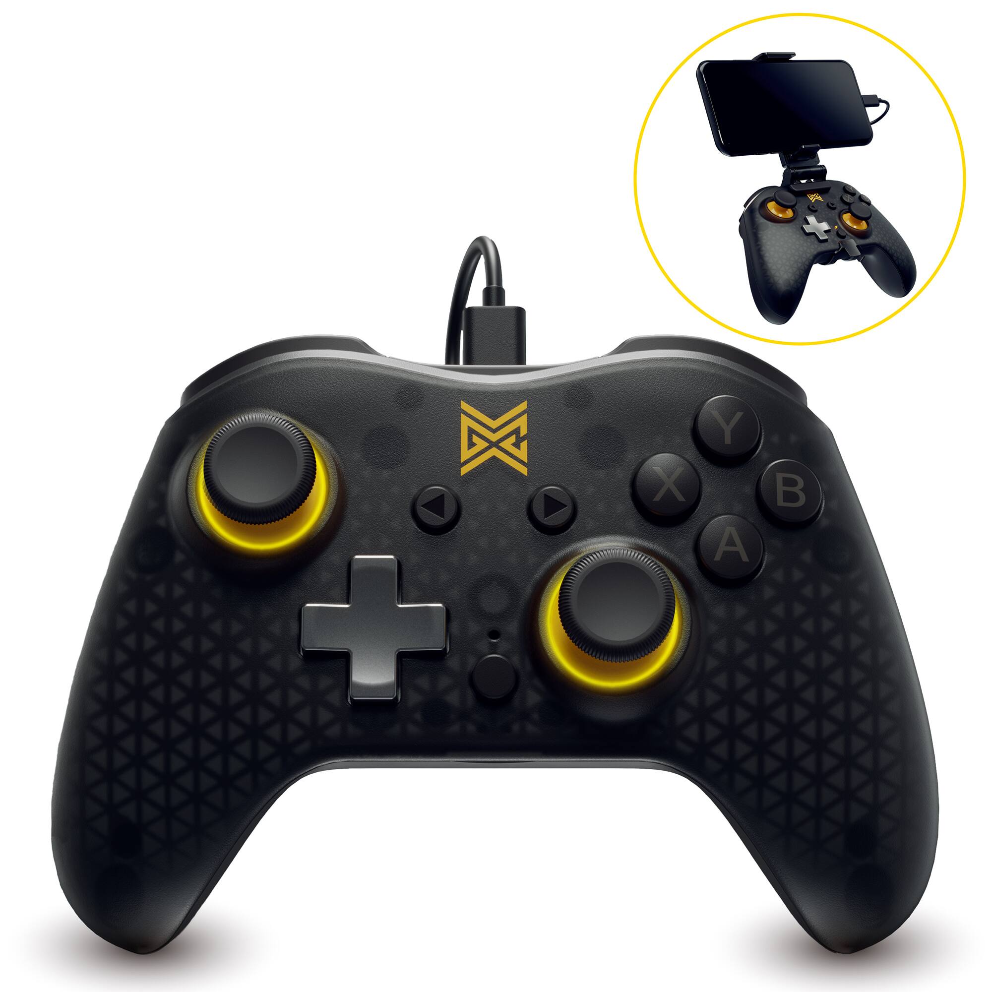 Alt View 12. MGC - MGC Scorpa Wired Gaming Controller for Windows & Android - Black.
