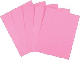 Staples - Brights Multipurpose Paper, 24 lbs., 8.5" x 11", 500/Ream - Pink