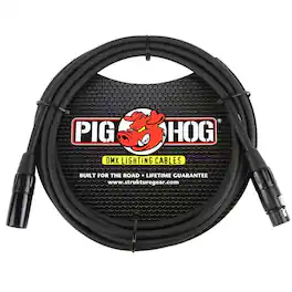 Pig Hog - 10' 3-Pin XLR DMX Lighting Cable