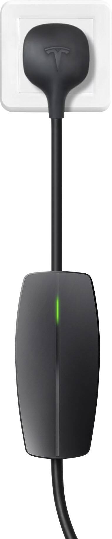 Angle. Tesla - Mobile Connector, Portable Electric Vehicle (EV) NACS Charger up to 32A, 20ft cord - Black.