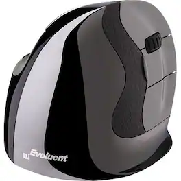 Evoluent - VerticalMouse D Small Right-Hand Ergonomic Mouse (VMDS) – Wired USB, Optical Tracking, PC & Mac - Wired - Black