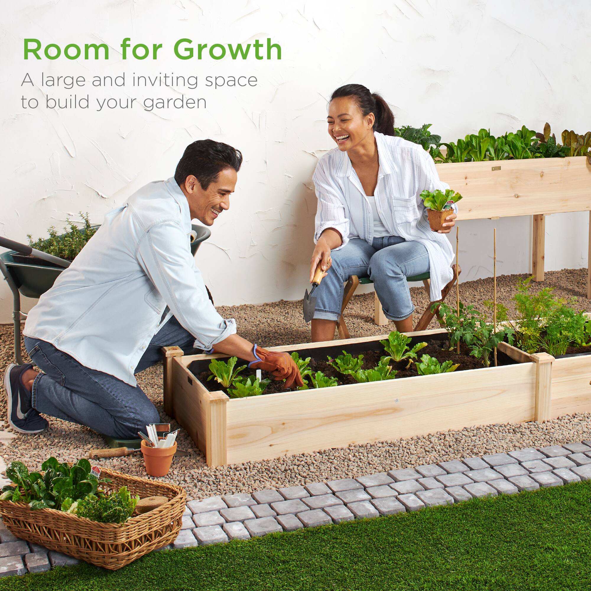 Room for Growth  
A large and inviting space to build your garden