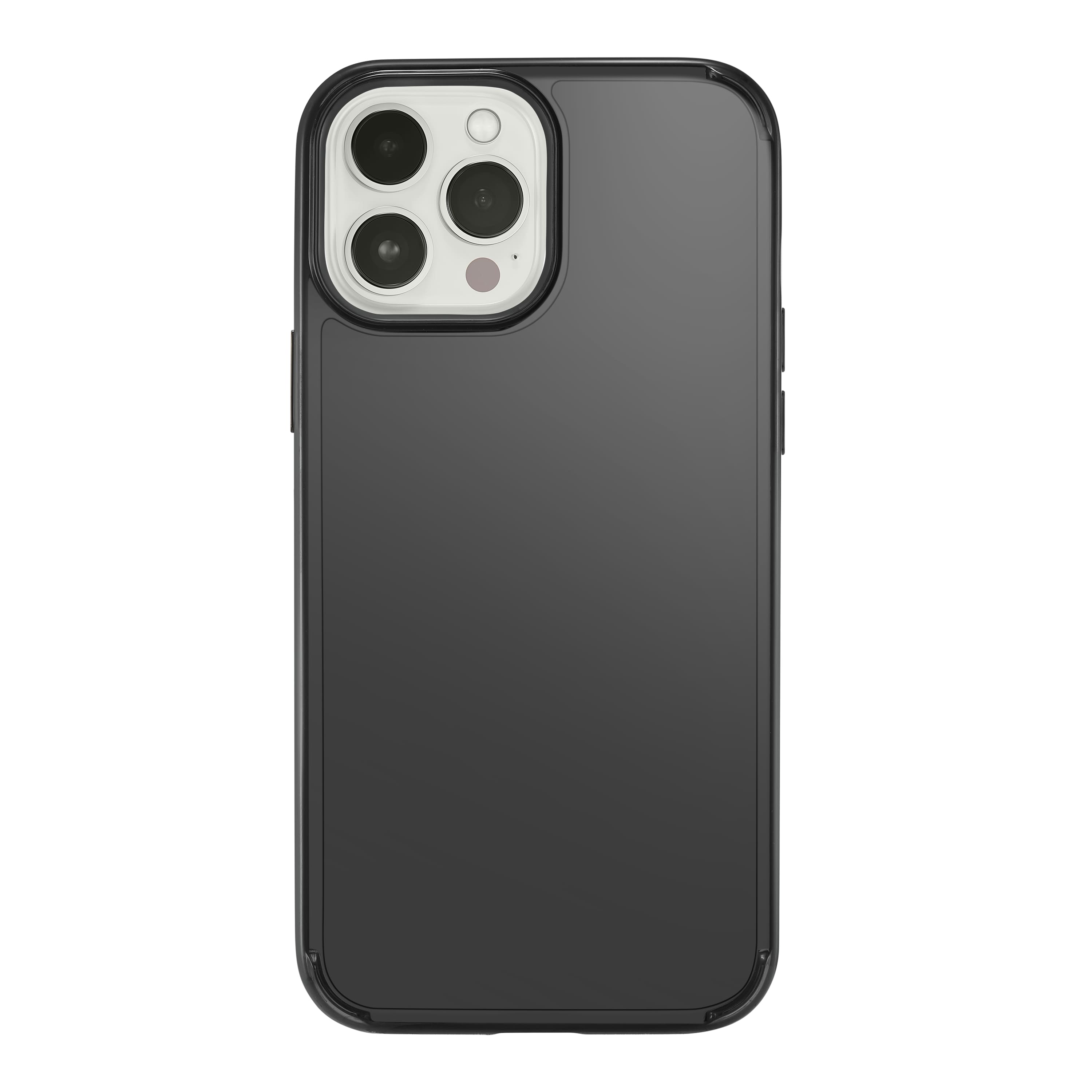 Front. Insignia™ - Hard Shell Case with MagSafe for iPhone 13 Pro Max and iPhone 12 Pro Max - Black.