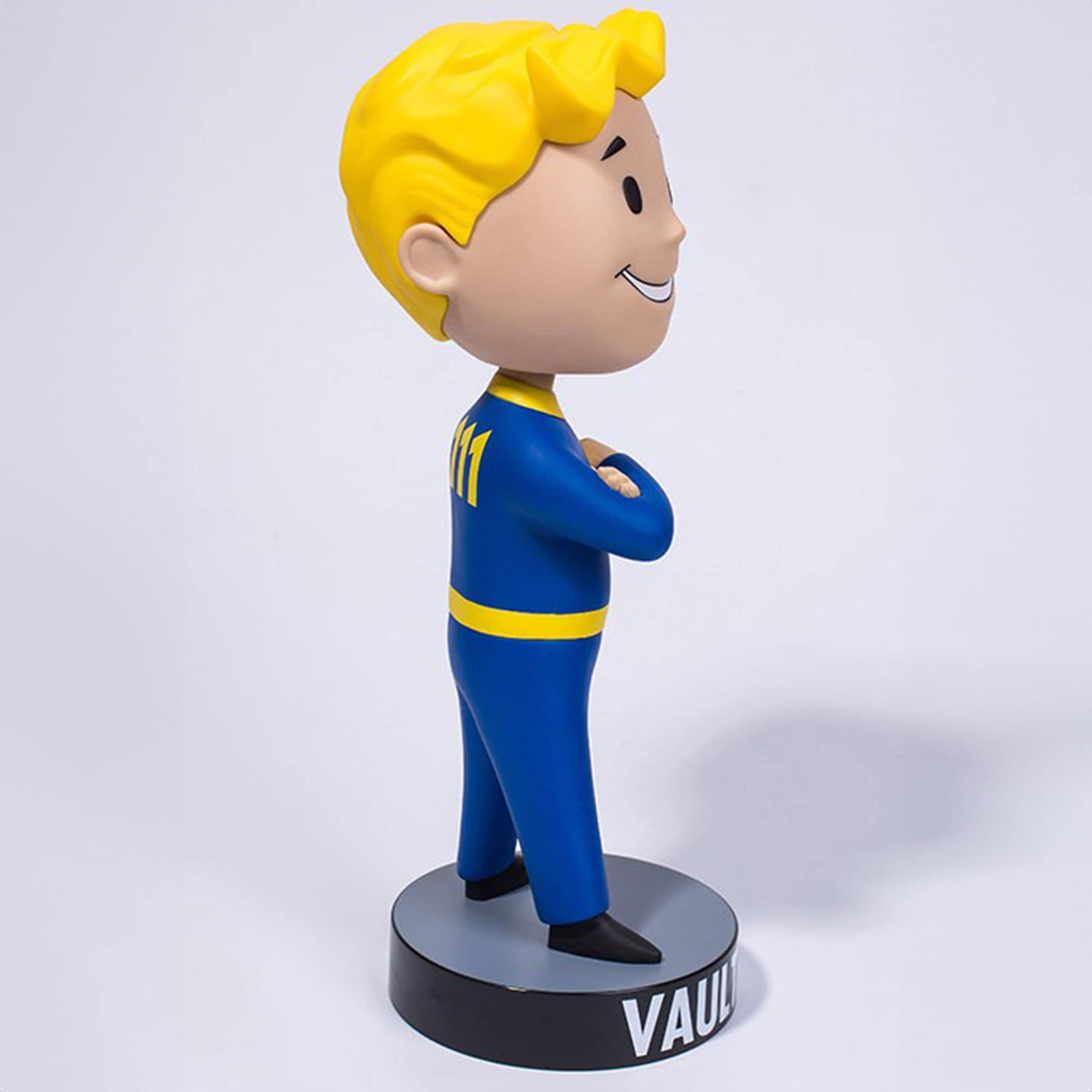 Alt View 10. Fallout - Fallout 4 Vault Boy 111 Arms Crossed 12 Inch PVC Bobblehead - Blue.