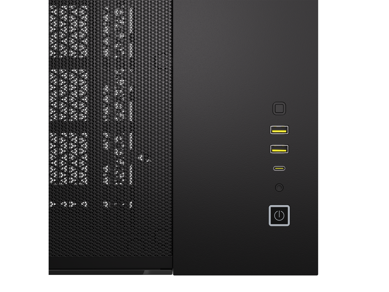 Alt View 8. CORSAIR - CORSAIR iCUE LINK 2500X RGB Micro ATX Case – Dual Tempered Glass – 2x RX120 RGB Fans – Customizable - RGB.