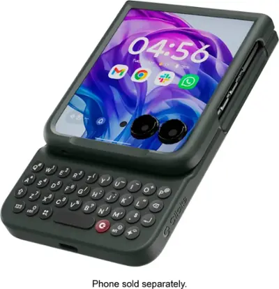 Motorola Razr Clicks keyboard キーボード　ケース Motorola Razrにキーボードを追加するふたつ折りケース