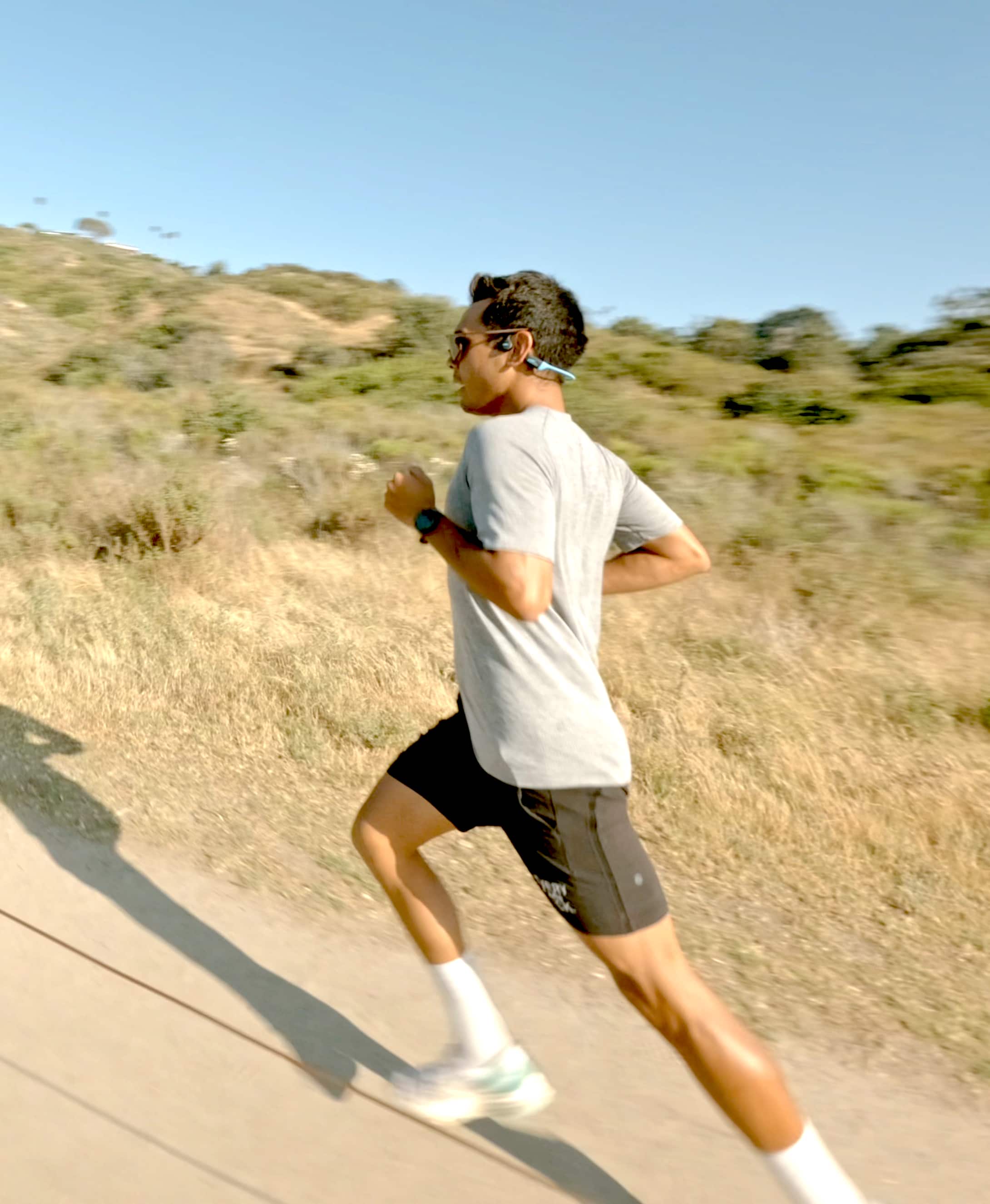 Alt View 15. H2O Audio - TRI 2 Multi-Sport Waterproof Bone Conduction Headphones with MP3 Player and Bluetooth Connectivity - Blue.