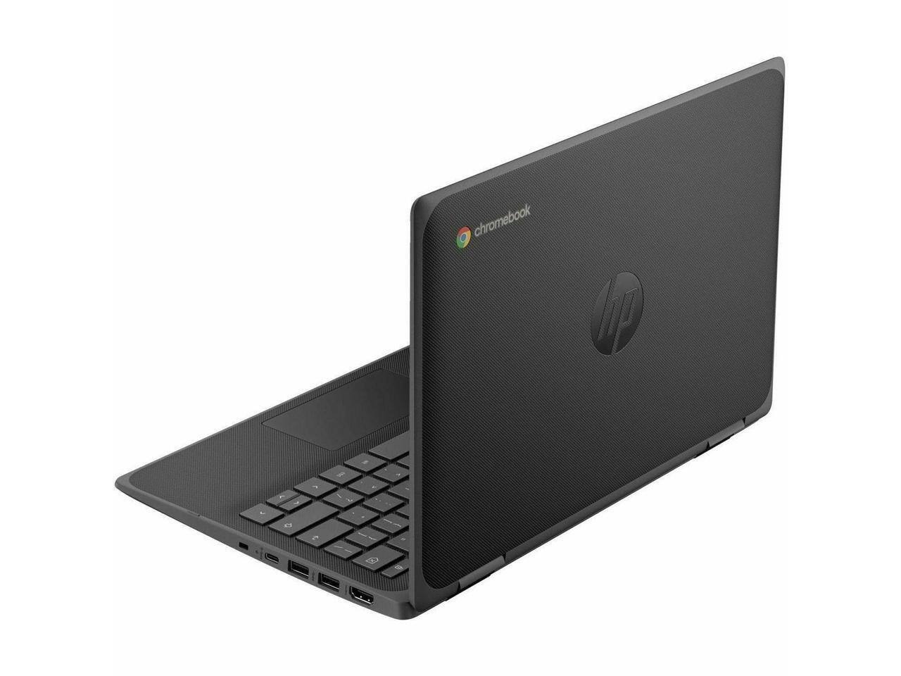 Alt View 1. HP - HP Fortis X360 11.6" Touchscreen Chromebook 8GB 64GB eMMC ChromeOS 9R3A1UTABA - Black.