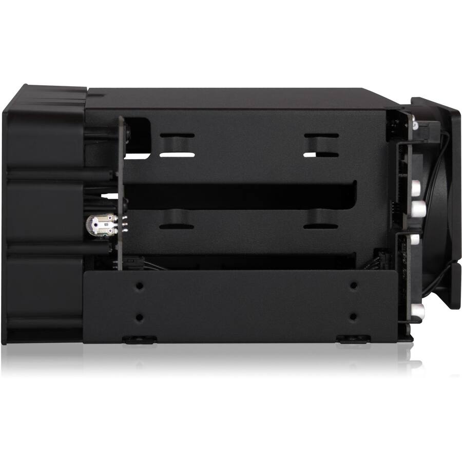 Alt View 7. Icy Dock - Icy Dock FlexiDOCK MB830SP-B Drive Enclosure for 5.25" - Serial ATA/600 Host Interface Internal - Black - Hot Swappable.