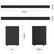 Alt View 3. Topteng - BS-18E 2.1ch Bluetooth 5.0 Soundbar with Subwoofer - Heavy Bass, HDMI/Optical/AUX/USB, Wall-Mountable - Black.