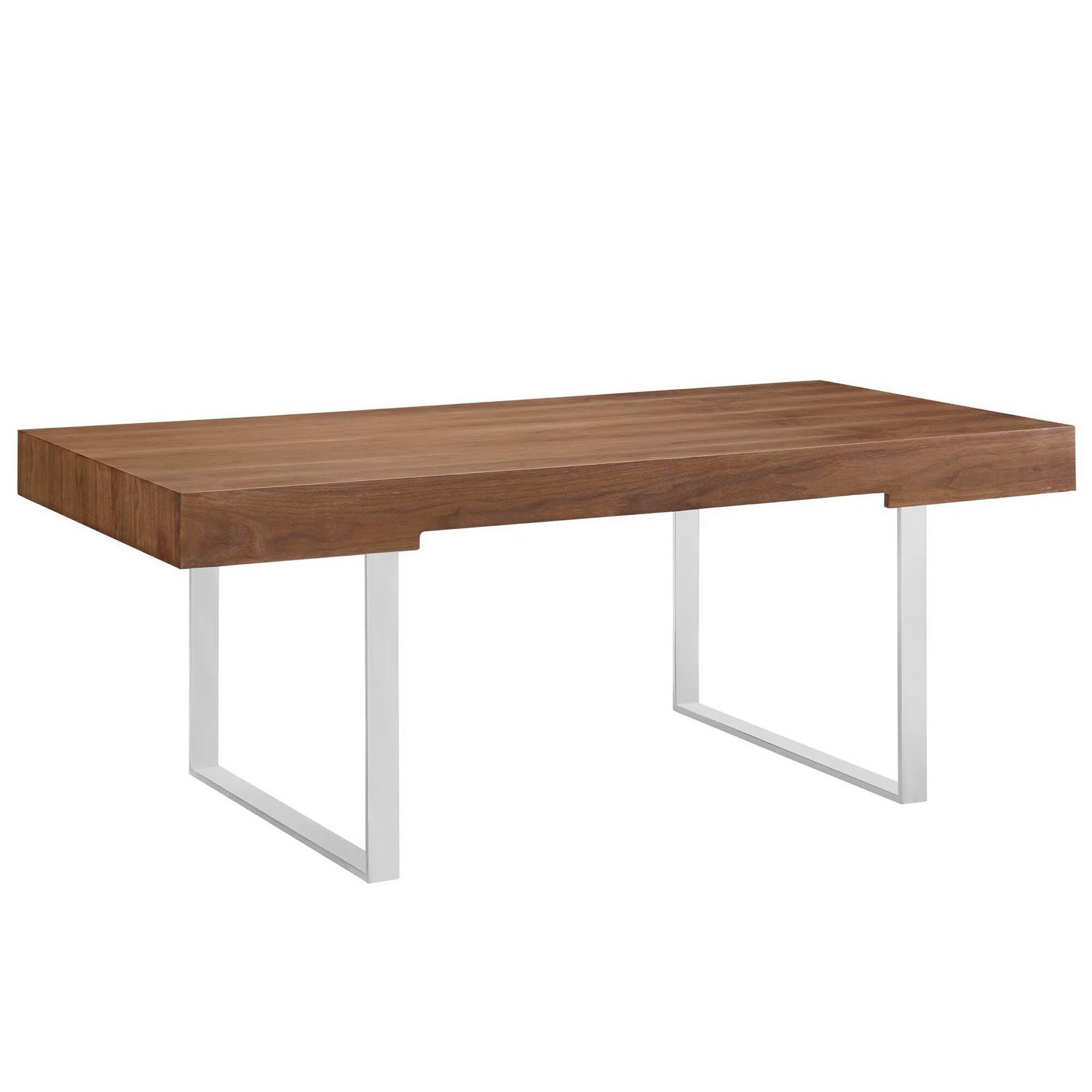 Left. Modway - Tinker Office Desk by Modway - Walnut.