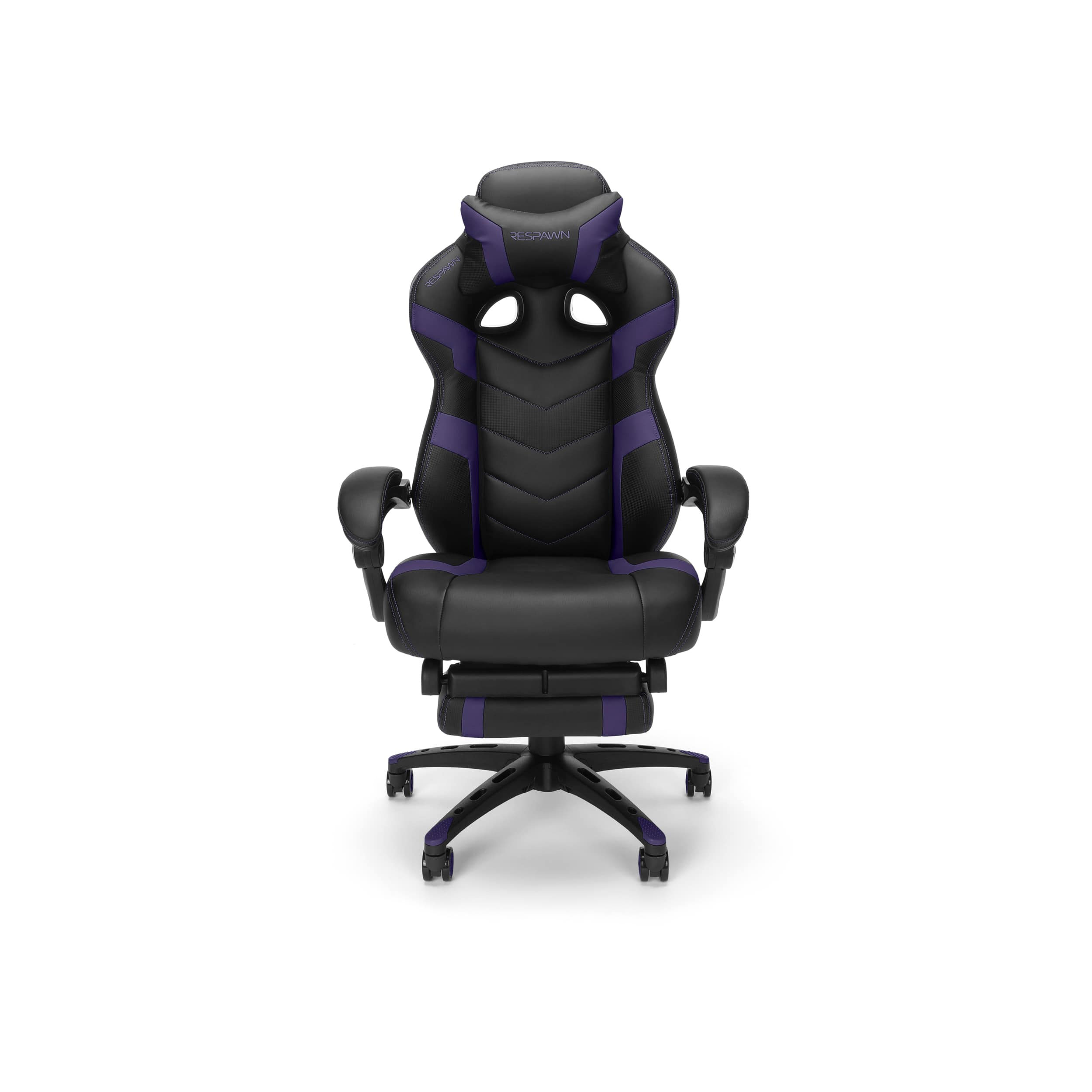 Respawn Products - RESPAWN 110 Pro Gaming Chair - Gaming Chair with Footrest, Ergonomic Computer Desk Chair - Purple - 51.2