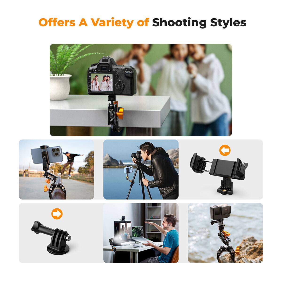 Offers A Variety of Shooting Styles