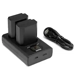 Koah - 2000mAh Li-ion Batteries for Sony NP-FZ100 (2-Pack) with LCD Dual Charger
