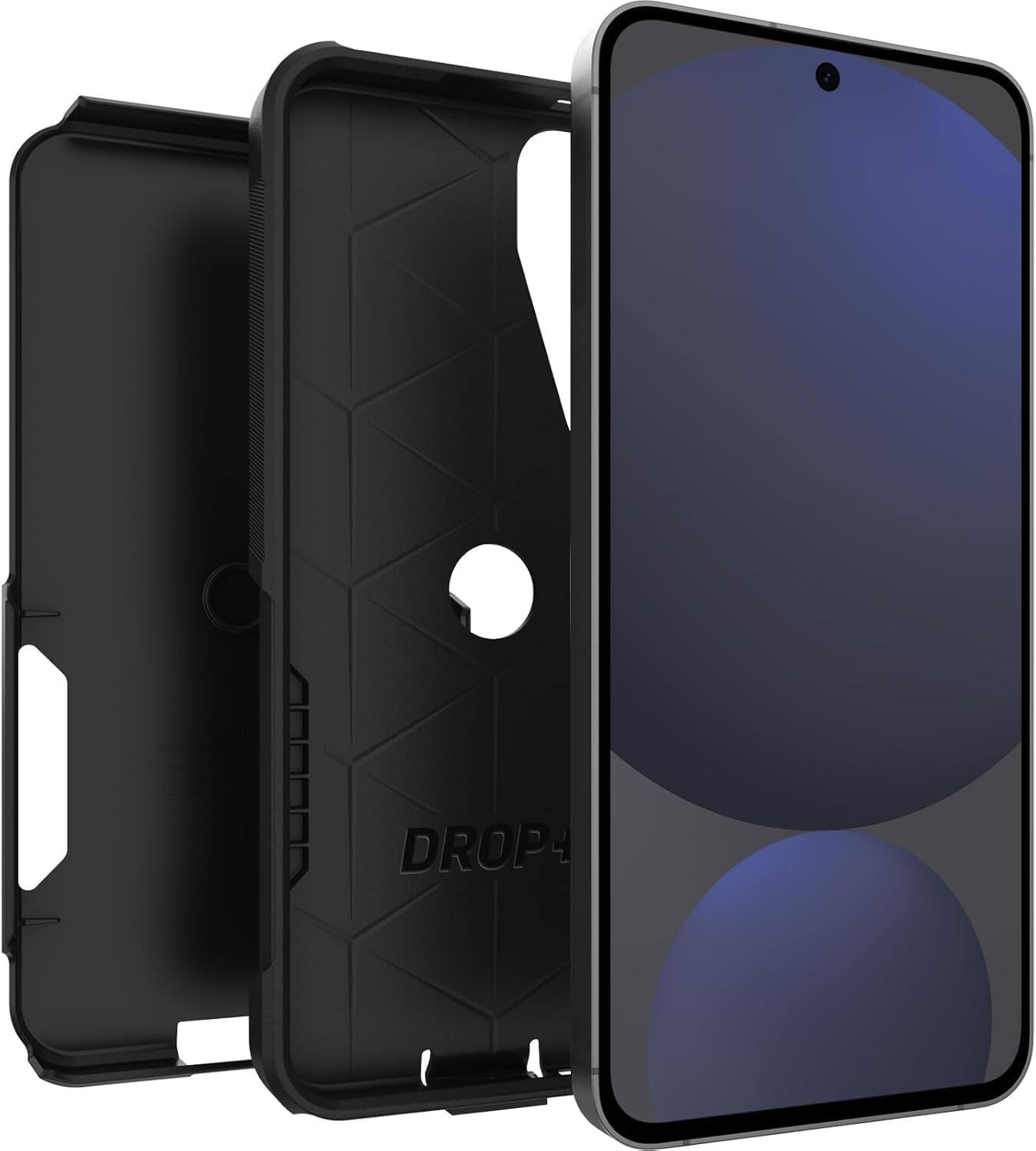 Alt View 1. OtterBox - OtterBox Samsung Galaxy S24 FE (Only) - Commuter Series Case - Slim & Tough - Pocket-Friendly - with Port Protection - Black.