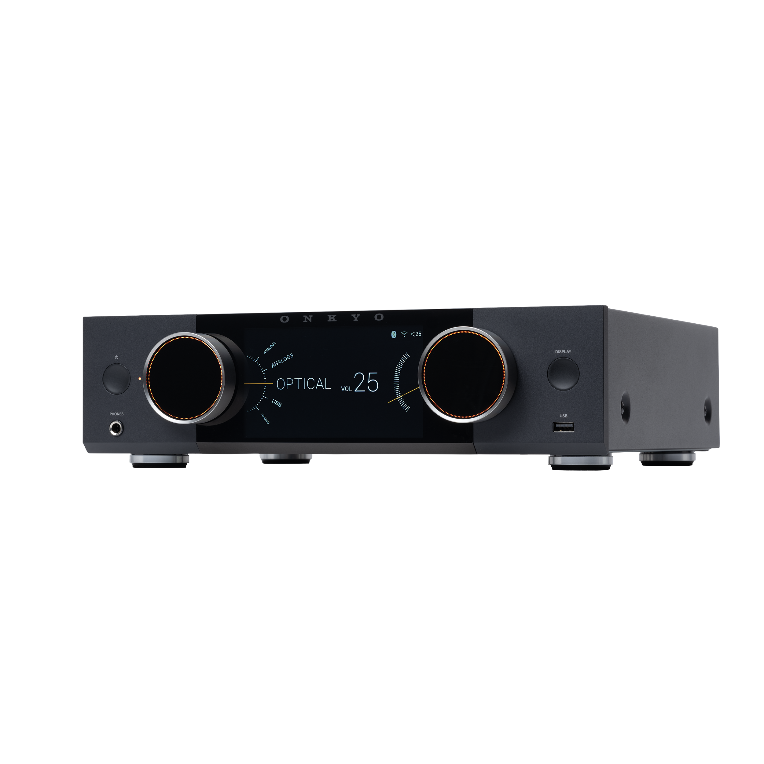 ONKYO  
ANALOG IS OPTICAL  
VOL 25