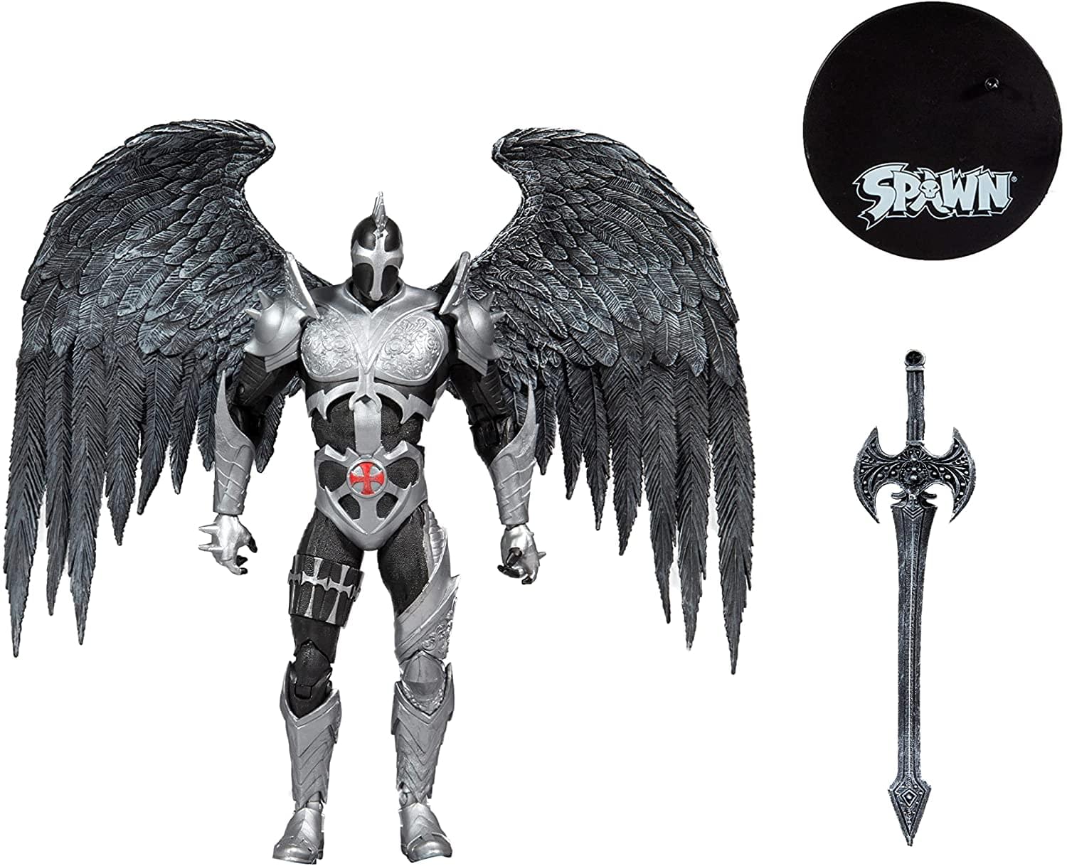 Alt View 10. McFarlane Toys - Spawn 7 Inch Action Figure | The Dark Redeemer - Grey.