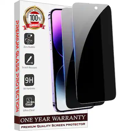 CUSTOMER 100% SATISFACTION GUARANTEE
PREMIUM GLASS PROTECTION
- Zero Bubble
- Scratch Resistant
- 9H Hardness
- 99.99% Crystal
- Ultra Clear
ONE YEAR WARRANTY
PREMIUM QUALITY SCREEN PROTECTOR