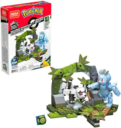 Mega Construx
Pokémon
Machop Machoke
Galarian Zigzagoon - Galarian Zigzachis
6+
Wonder
149 pcs
WARNING: CHOKING HAZARD - Small parts. Not for children under 3 years.
ATTENTION: RISQUE DE SOUFFOCATION - Petits morceaux. Ne convient pas aux enfants de moins de 3 ans.
