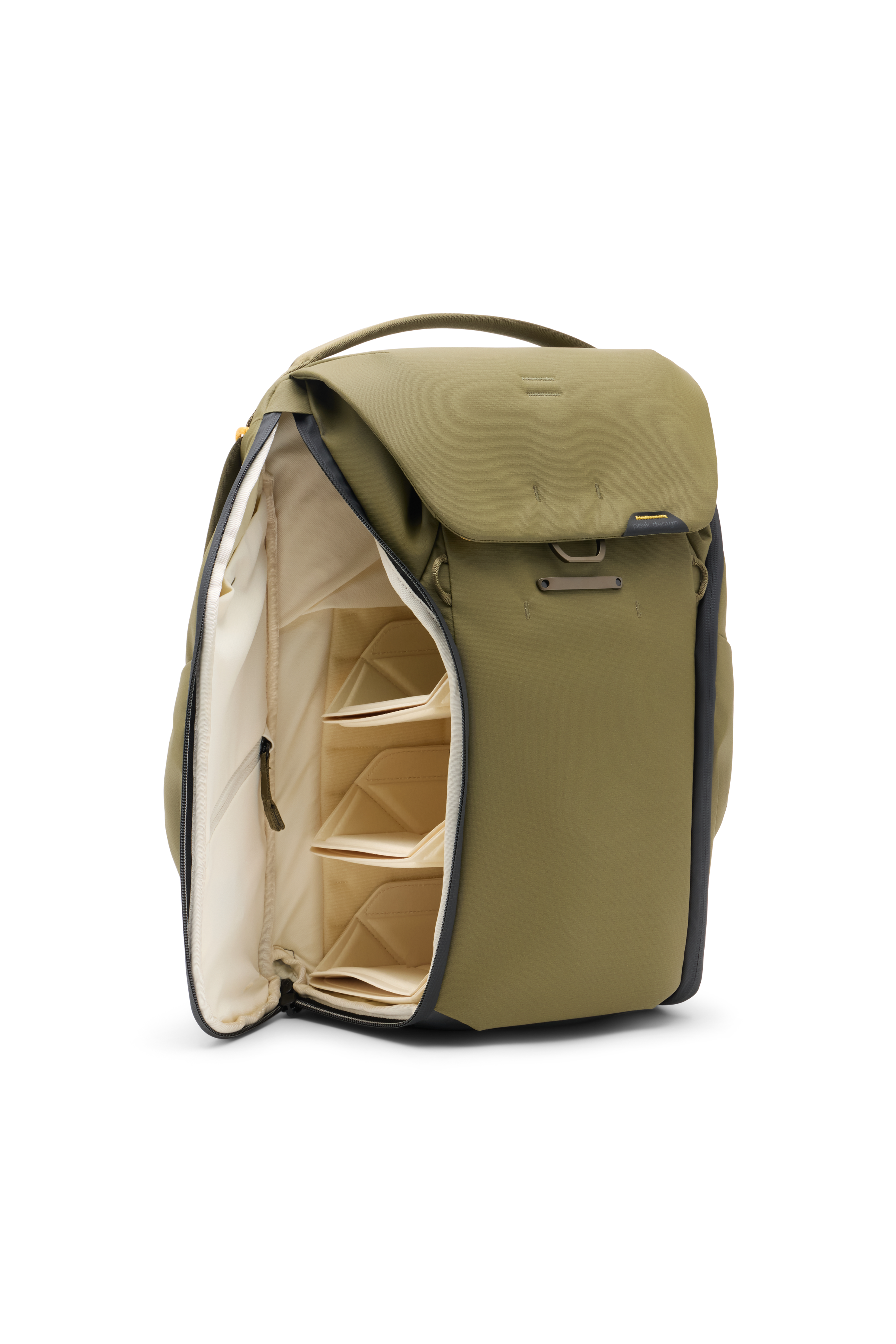 Angle. Peak Design - Everyday Backpack V2 20L - Kelp.