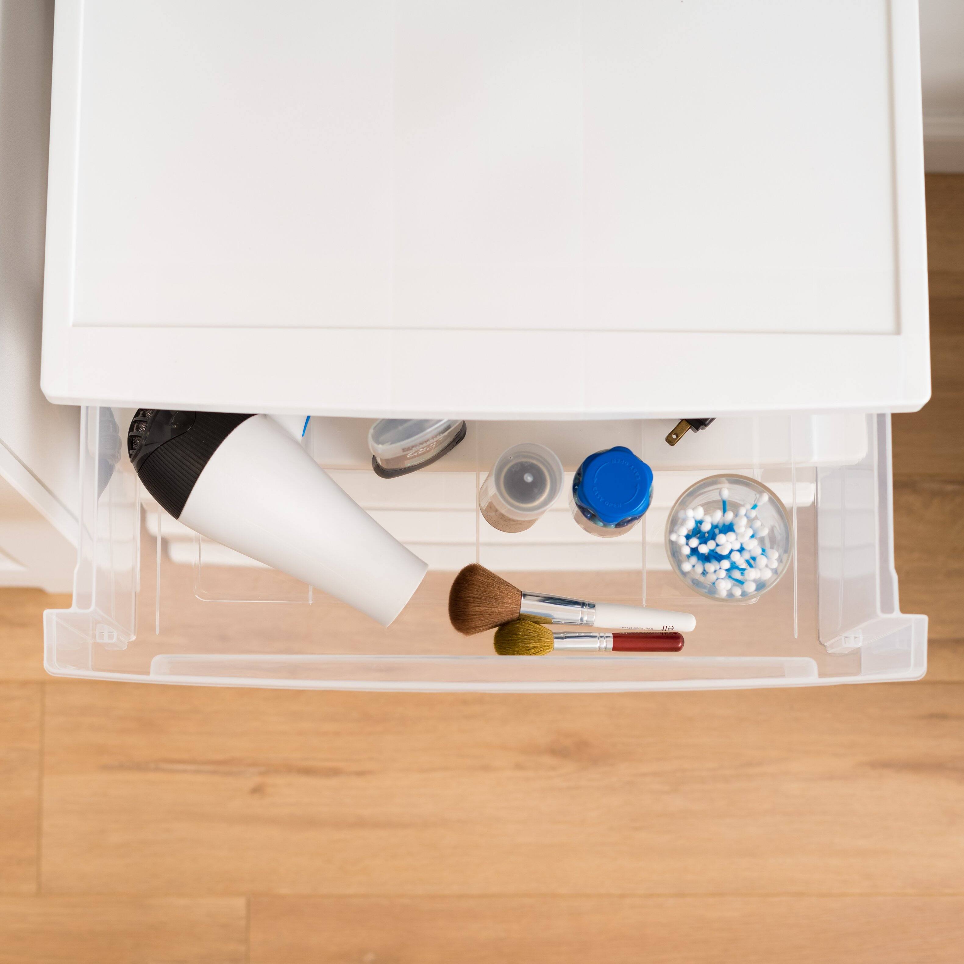Alt View 5. IRIS USA - IRIS USA Plastic Storage Drawers Container organize for Clothes - Clear.