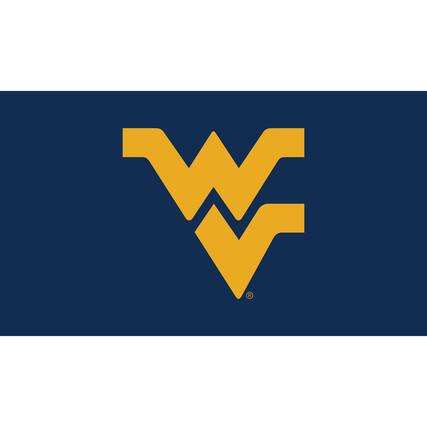 Front. Evergreen Enterprises - West Virginia Mountaineers 28" x 16" Turf Mat - Multicolor.